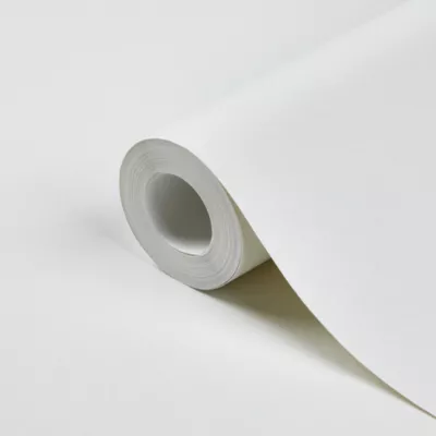 Papier peint vinyle sur intissé GoodHome Recy blanc