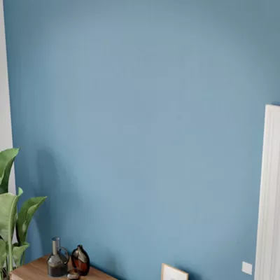 Papier peint vinyle sur intissé GoodHome Tille bleu