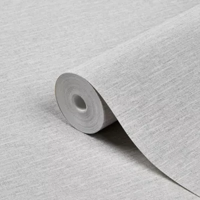 Papier peint vinyle sur intissé GoodHome Arceau gris