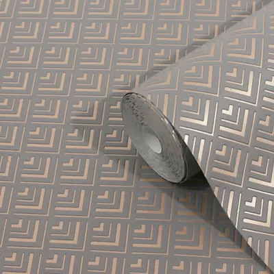 Papier peint vinyle sur intissé GoodHome Ficus noir