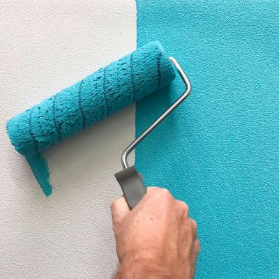 Papier peint à peindre vinyle texturé effet enduit L.1000 x l.106 cm GoodHome Wampi