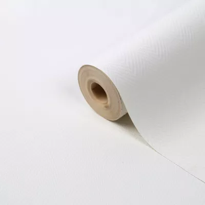 Papier peint vinyle sur intissé Hura GoodHome blanc