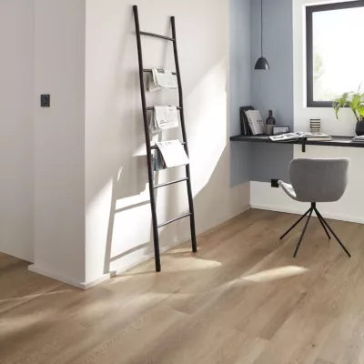 Lame PVC clipsable Gospel décor bois naturel 22,8 x 122 cm GoodHome (vendue au carton)