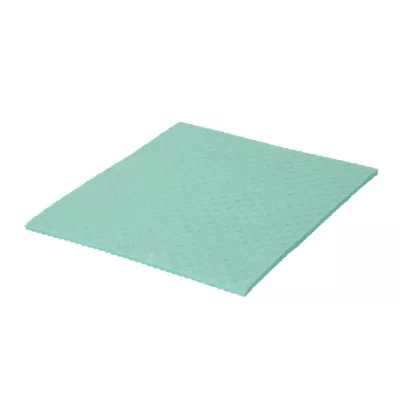 Lot 4 lavettes éponge rose,jaune, bleu, vert L.20,5 x l.18 x ep.0,4 cm