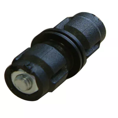 Connecteur 180° profilé rond avec tube rond Diall 20 mm