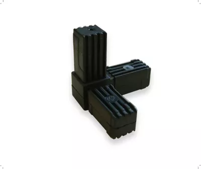 Connecteur triple pour tube carré Diall 20 x 20 mm horizontal et vertical
