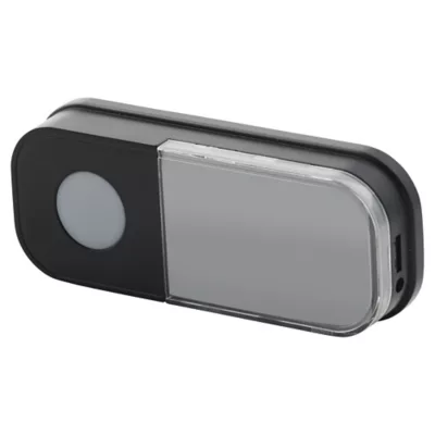 Bouton de sonnette sans fil Blyss Liam noir