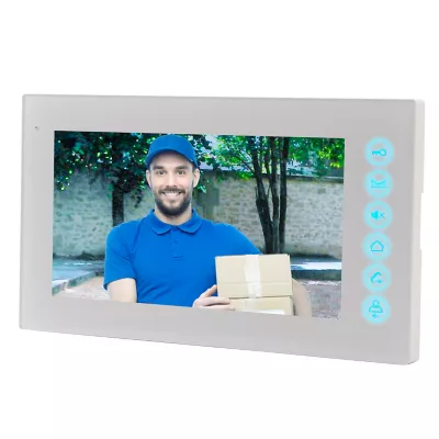 Écran vidéo filaire plat Blyss Jelbi blanc 7"