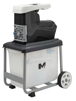 Broyeur de végétaux électrique filaire 2800 W, branche maxi 45 mm, bruit 96 dB(A), collecte 50 L, Mac Allister MSHP2800D-2