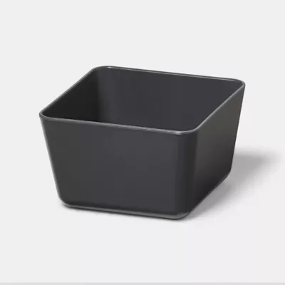 Range couverts GoodHome Nitaki gris 9 x 9 cm, 1 compartiment