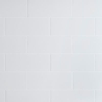 Crédence de cuisine réversible GoodHome décor métro blanc l. 200 cm x H. 60 cm x Ep. 3 mm