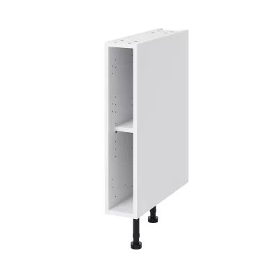 Caisson bas de cuisine blanc l.15 x H.72 x P.57 cm, GoodHome Caraway