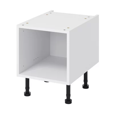 Caisson bas de cuisine GoodHome Caraway Blanc H. 51 cm x l. 40 cm