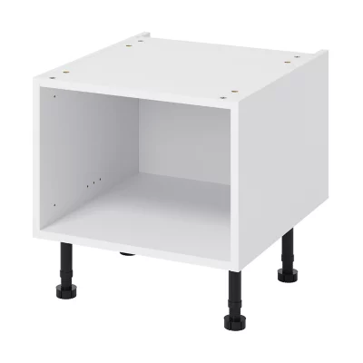 Caisson bas de cuisine GoodHome Caraway Blanc H. 51 cm x l. 50 cm