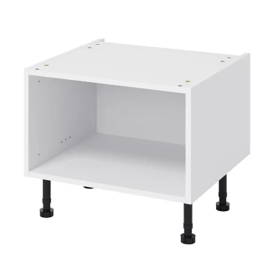 Caisson bas de cuisine GoodHome Caraway Blanc H. 51 cm x l. 60 cm
