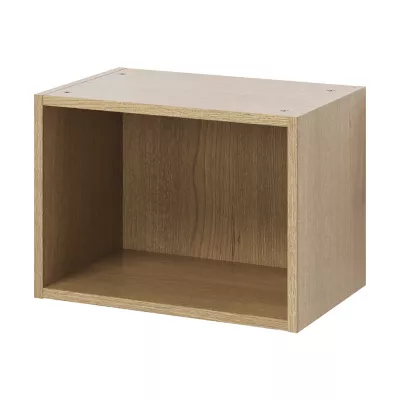Caisson haut de cuisine ouvert GoodHome Caraway Chêne clair H. 36 cm x l. 50 cm