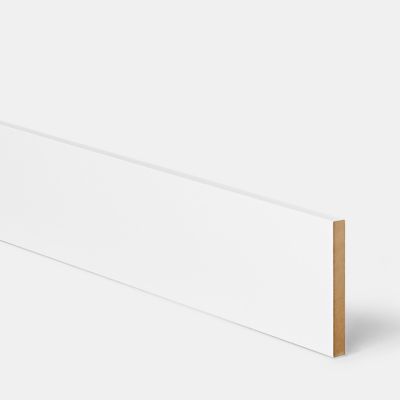 Plinthe de cuisine blanche H.15 x l.2400 x ép.1,6 cm, Goodhome Stevia et Garcinia