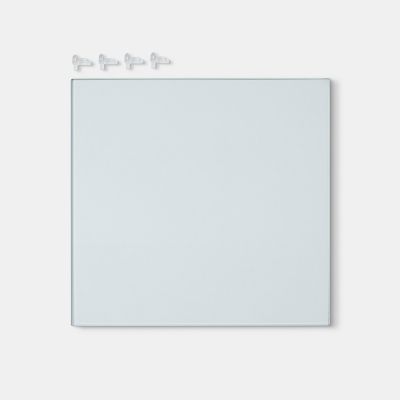 Etagère en verre pour caisson haut de cuisine GoodHome Cicely l. 25.85 cm x P.27.35 cm, 2 pièces