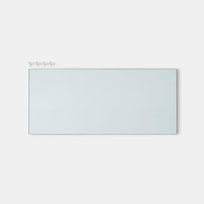 Etagère en verre pour caisson haut de cuisine GoodHome Cicely l. 55.85 cm x P.27.35 cm, 2 pièces