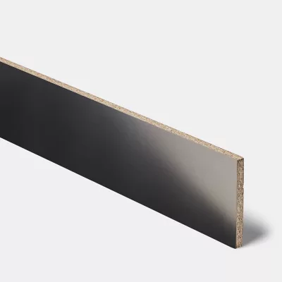 Plinthe de cuisine Goodhome Cisely Argent H. 15 cm x l. 2.4 m x Ep. 16 mm