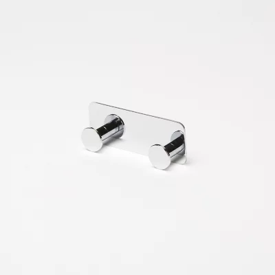 Patère 2 têtes Koros chrome GoodHome