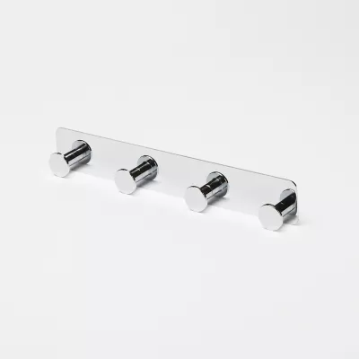 Patère 4 têtes Koros chrome GoodHome