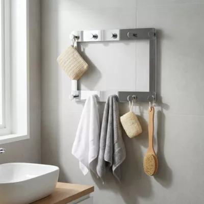 Patère 2x5 têtes Koros chrome GoodHome