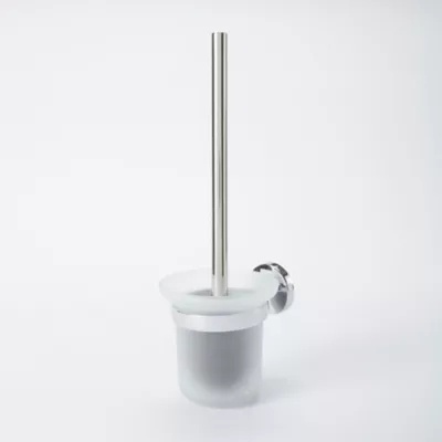 Brosse WC murale GoodHome Ormara argent chromé