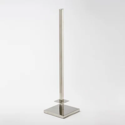 Porte-rouleaux papier toilette à poser plastique et acier chromé, GoodHome Alessano