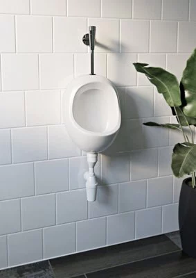 Urinoir en porcelaine, blanc, GoodHome Habera