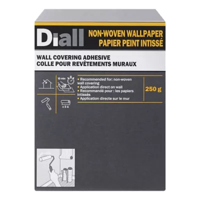 Colle pour papier peint intissé Diall 5 rouleaux