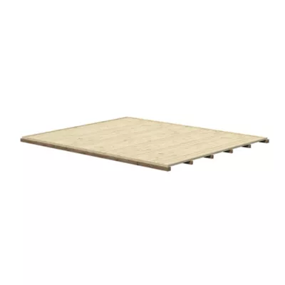 Plancher bois naturel pour Abri de jardin Blooma Belaïa de surface intérieure de 10,8m²
