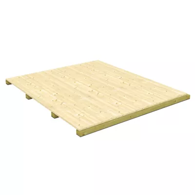 Plancher bois naturel pour Abri de jardin Taman de surface intérieure de 12,48m²