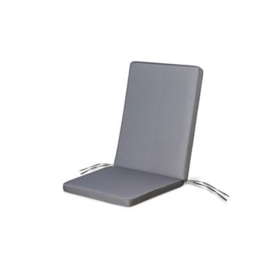 Coussin de chaise/fauteuil Blooma Tiga gris acier