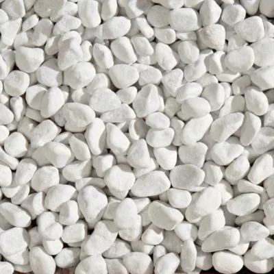 Galet marbre blanc 15-25 Blooma 25kg