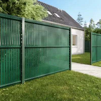 Grillage rigide vert 198,5 x h.173 cm, maille 55 x h.200mm Blooma Louga