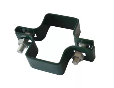 Collier double pour poteau rectangulaire Blooma vert