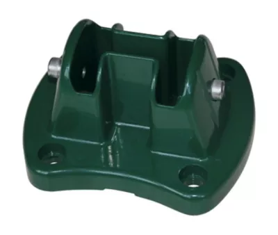 Platine pour poteau à encoche Blooma verte