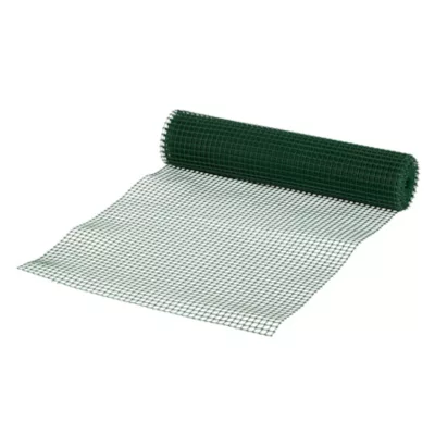 Rouleau de grillage souple vert Blooma - maille carrée 10 x 10 mm - L.5 m x H.0,50 m