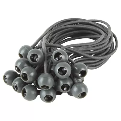 20 fixations BV Blooma grises en plastique et caoutchouc