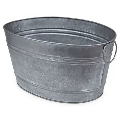 Grande jardinière en galva 50 x 34 x 24 cm