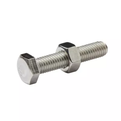 10 boulons tête héxagonale inox 8 x 40 mm