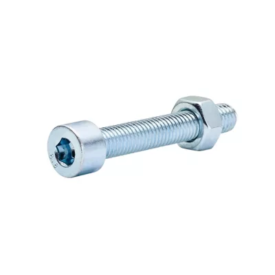 20 boulons tête cylindrique acier zingué 8 x 50 mm