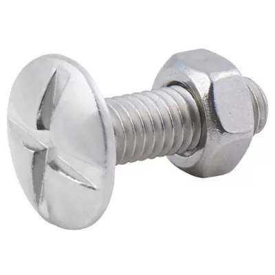10 boulons poêlier inox A2 6 x 20 mm