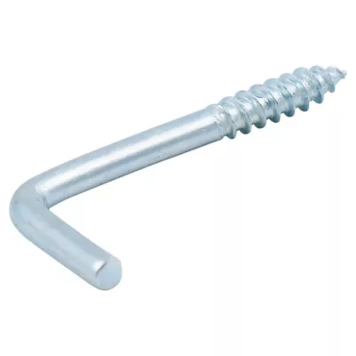 Gond à visser en acier zingué 30x14 mm - 2 pièces