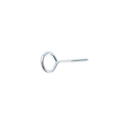 Piton à vis en acier zingué 40x17 mm - 4 pièces