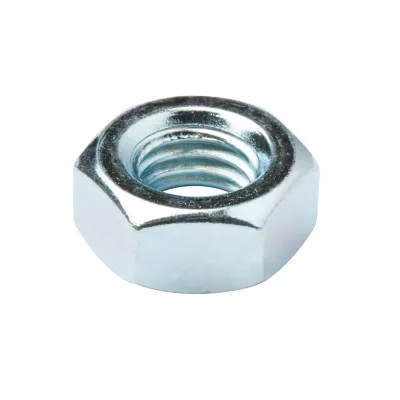 Écrous hexagonaux en acier zingué ø 10 - 20 pièces