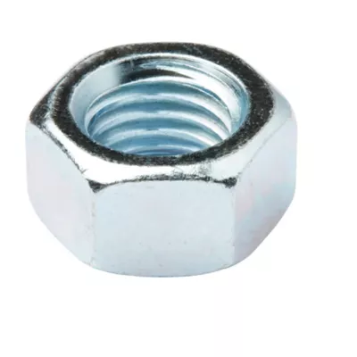 Écrous hexagonaux en acier zingué ø 18 - 10 pièces