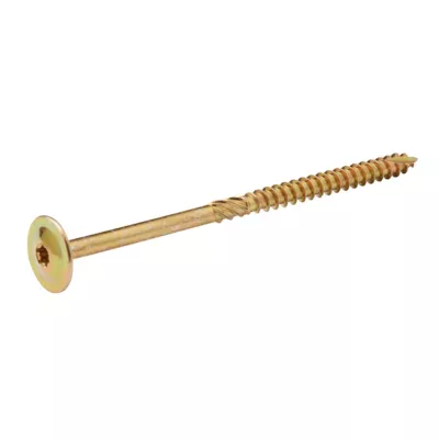 Vis pour charpente en bois zinguée jaune 8x140 mm - 1 pièce