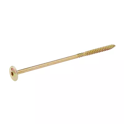 Vis pour charpente en bois zinguée jaune 8x200 mm - 1 pièce